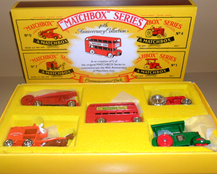 Matchbox Series 40th Anniversary Gift Set Model Vehicle Sets hobbyDB