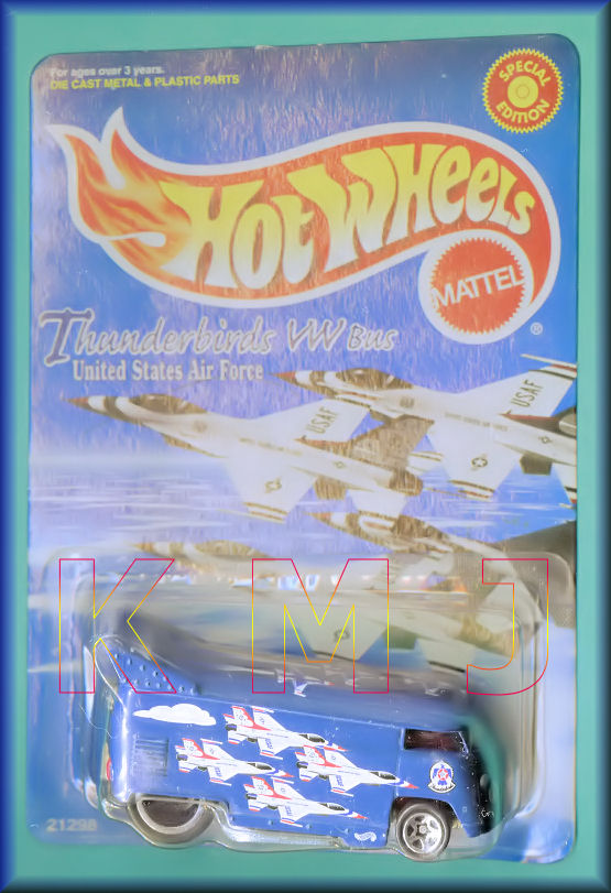 hot wheels thunderbirds vw bus