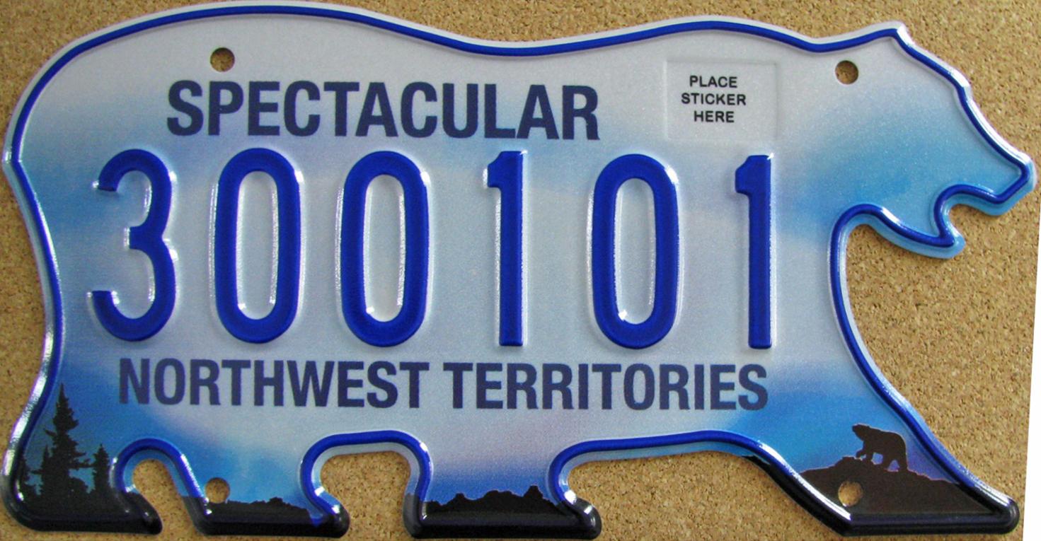 Northwest Territories License Plate License Plates hobbyDB