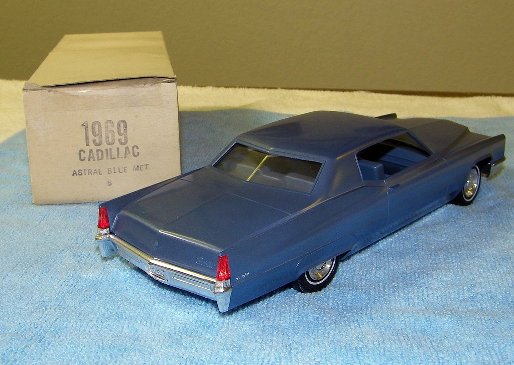 1969 Cadillac Coupe Deville Promo Model Car Model Cars