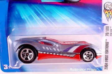 2004 HOT WHEELS COLLECTOR #070 FIRST EDITIONS 70//100 CUL8R BLUE 1:64 3+