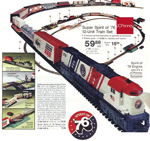 tyco spirit of 76 train