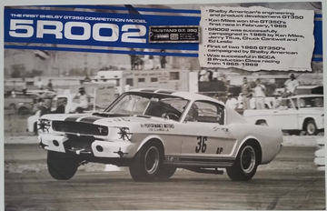 The First Shelby GT-350 Competition Model 5R002 | Posters & Prints