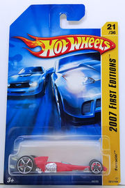 Ferracin' | Model Cars | HW 2007 - Collector #021/156 - First Editions 21/36 - Ferracin' - Red - International Card