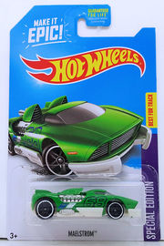 Maelstrom | Model Cars | HW 2016 - Scavenger Hunt 4/4 - Maelstrom - Green - Kroger Exclusive