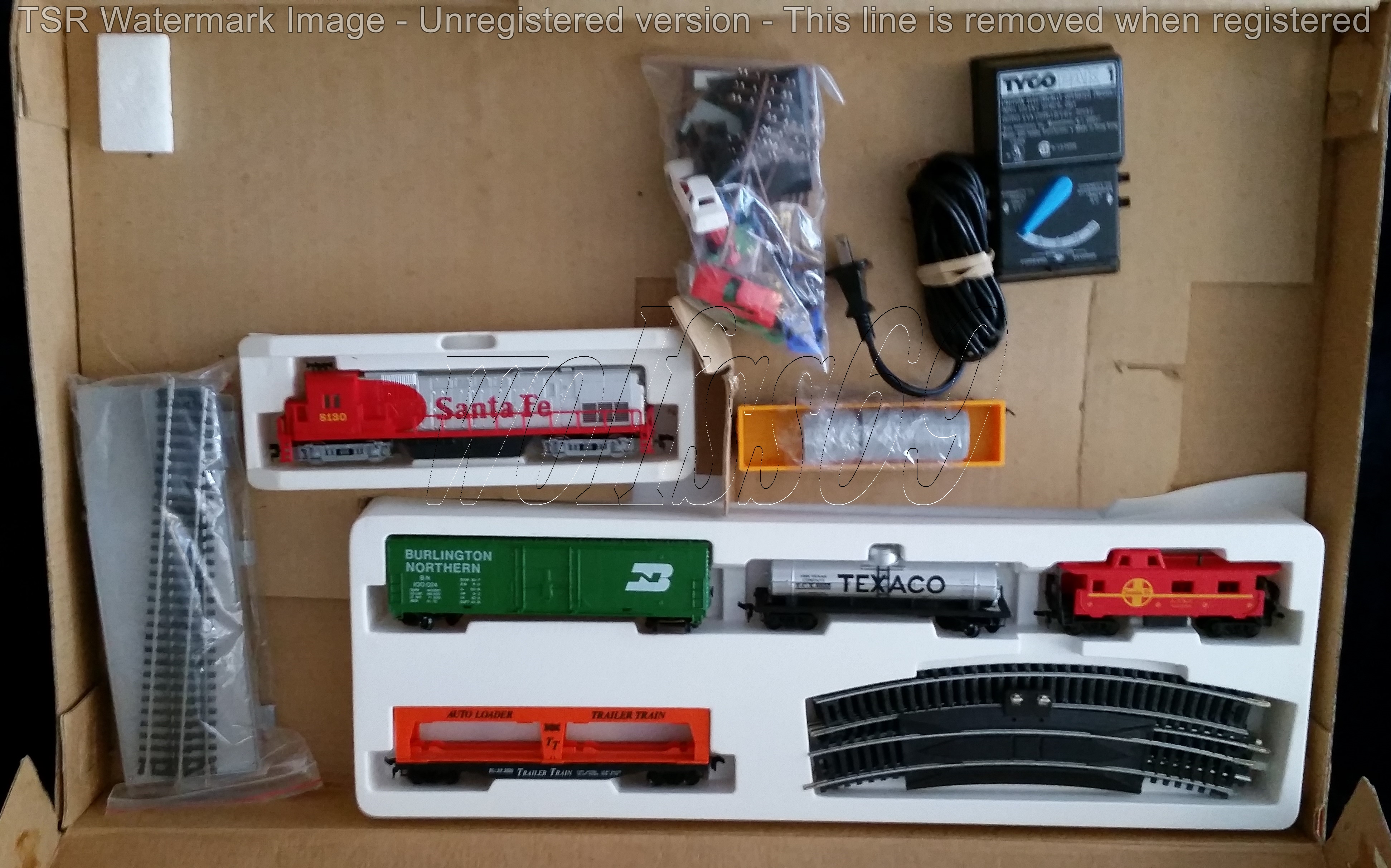 tyco santa fe 72 train set