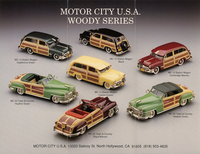 Motor City USA Woody Series Posters and Prints hobbyDB