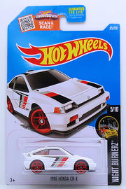 2016 Hot Wheels Night Burnerz 1985 Honda CR-X #85 DHR05-D9B0H