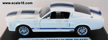 1967 Ford Mustang Shelby Gt500 Super Snake Model Cars