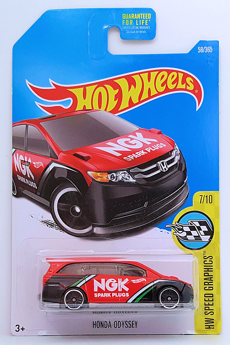 Hot Wheels 2017 honda odyssey HW Speed Graphics 7//10 dtx63