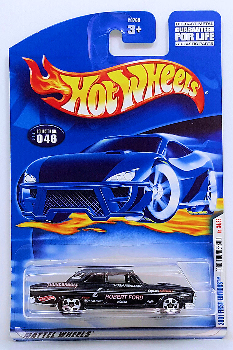 hot wheels ford thunderbolt 2001