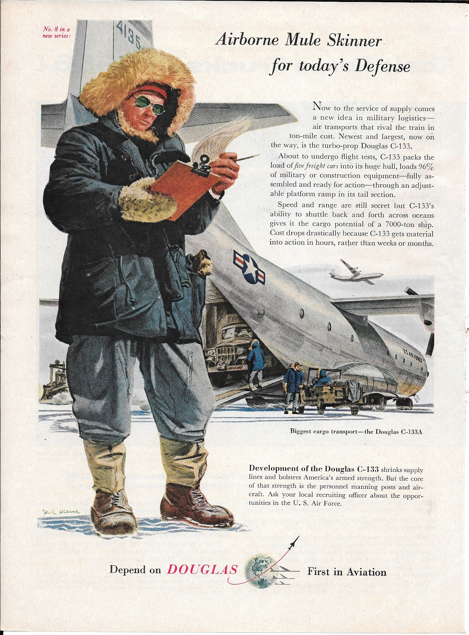 the douglas aircraft company s advertisement an the douglas aircraft company s advertisement an