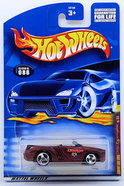 Dodge Sidewinder | Model Cars | HW 2001 - Collector # 088 - Company Cars Series 4/4 - Dodge Sidewinder - Maroon - 3 Spokes - USA Card