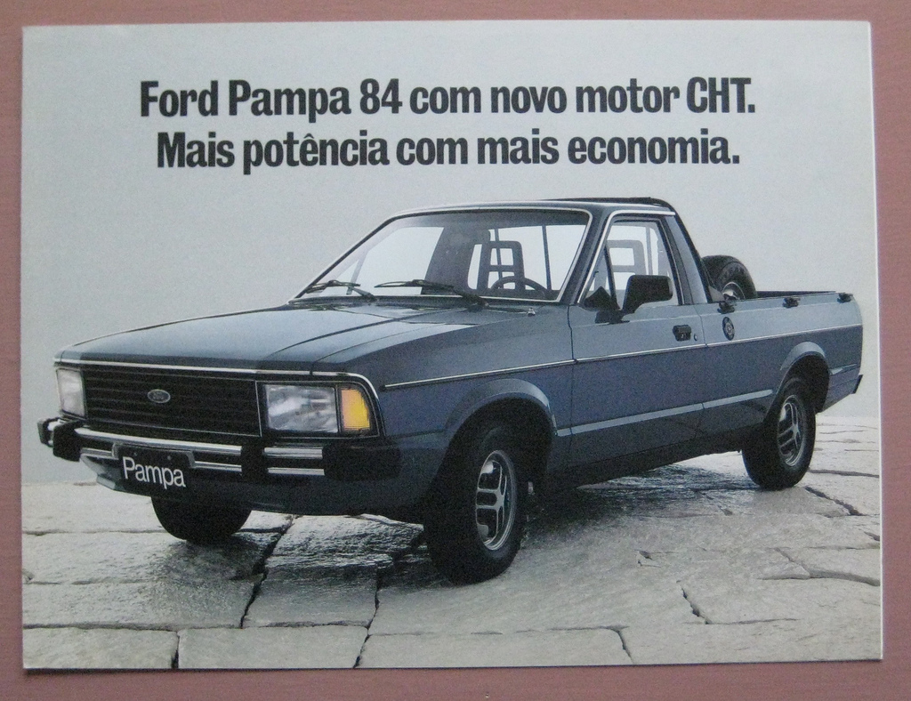 Ford Pampa 84 Com Novo Motor CHT. Mais Potëncia Com Mais Economia
