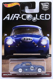 Porsche 356A Outlaw | Model Cars | HW 2017 - Car Culture / Air-Cooled 3/5 - Porsche 356A Outlaw - Blue - Metal/Metal - Real Riders