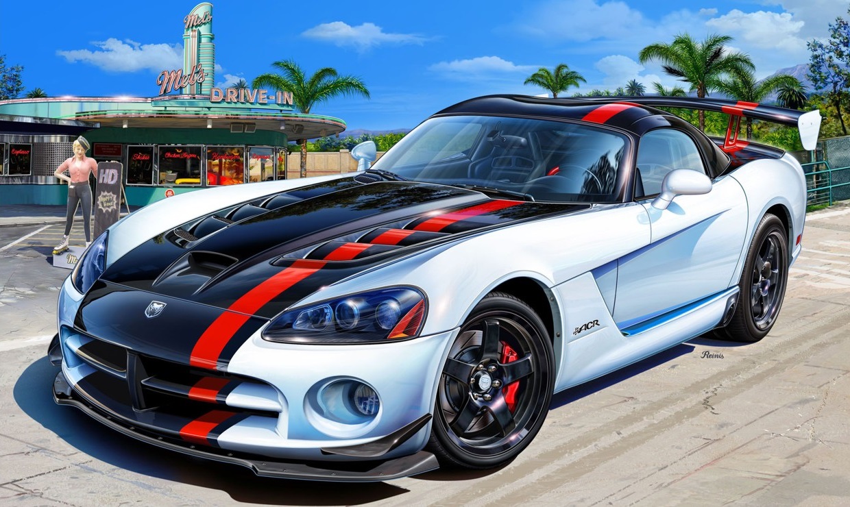 Revell 07079 Dodge Viper SRT10 ACR Model Car Kits hobbyDB