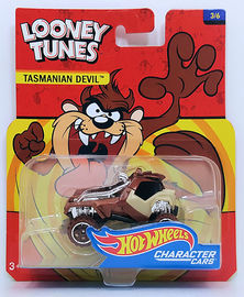 Tasmanian Devil | Model Cars | HW 2017 - Character Cars - Looney Tunes 3/6 - Tasmanian Devil - Brown & Tan - New Casting