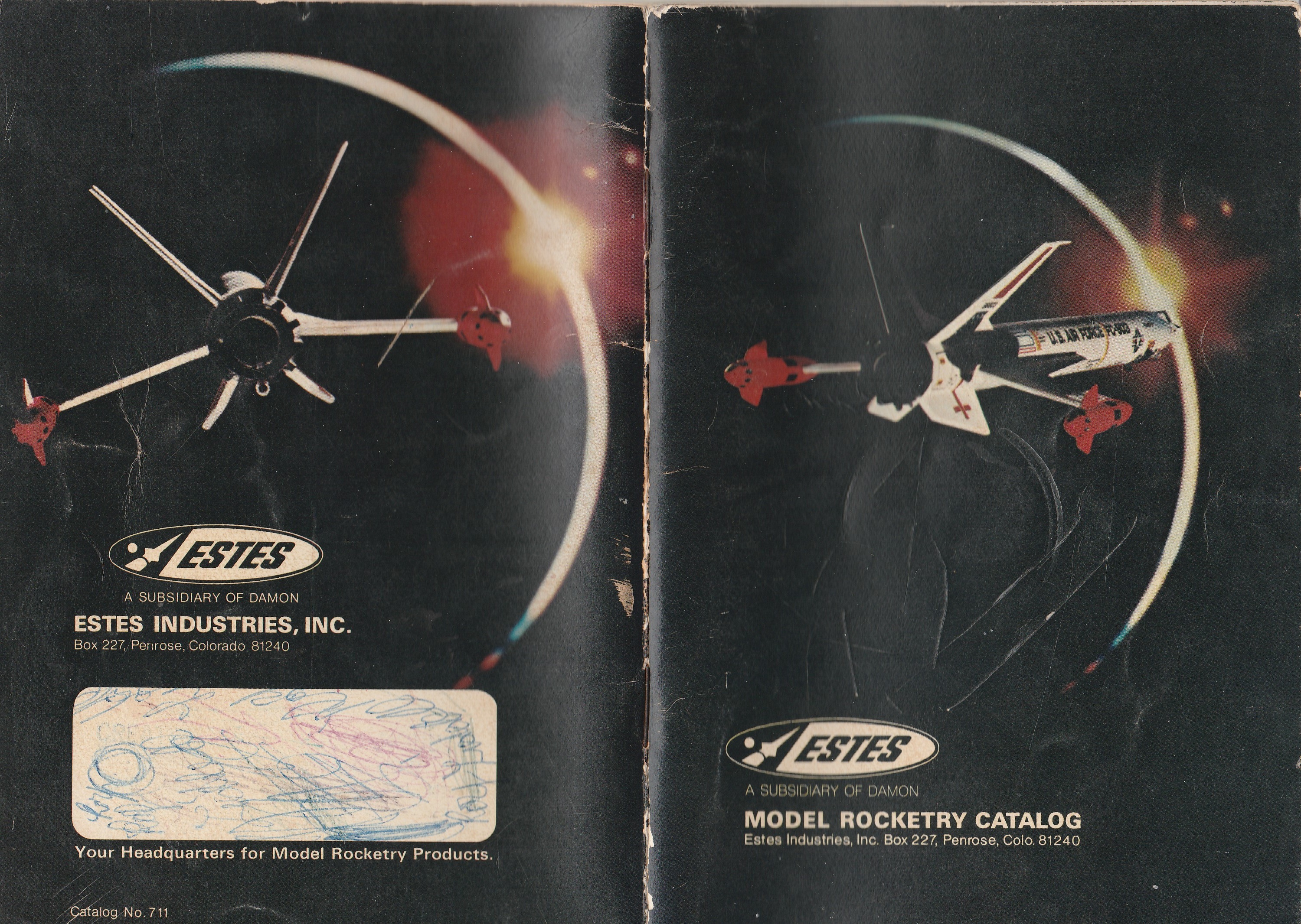 Estes Model Rocketry Catalog 711 Brochures and Catalogs hobbyDB