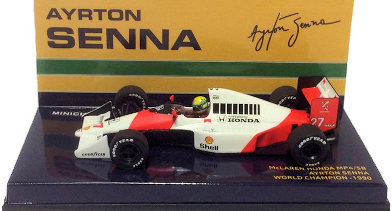 Mclaren Honda Mp4 5b Ayrton Senna 1990 Model Racing Cars
