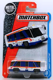 Swift Shuttle | Model Buses | MB 2017 - Collector # 12/125 - MBX Adventure City - Swift Shuttle - White