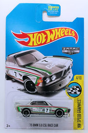'73 BMW 3.0 CSL Race Car | Model Racing Cars | HW 2017 - Collector # /365 - HW Speed Graphics 4/10 - '73 BMW 3.0 CSL Race Car - ZAMAC 001 - Walmart Exclusive