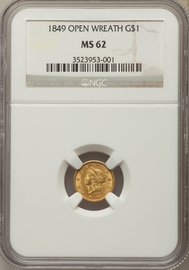 1849 US Gold $1 Liberty Head | Coins and Currency
