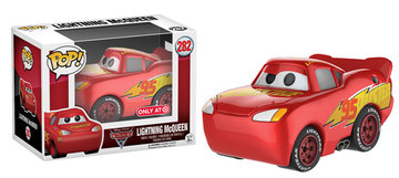 Lightning McQueen (Chrome Red) | Vinyl Art Toys | 2017 Funko - Pop! - Disney PIXAR Cars #282 - Lightning McQueen - Item # 13044 - New in Box - Target Exclusive