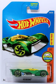 Futurismo | Model Cars | HW 2017 - Collector # 288/365 - HW Digital Circuit 5/5 - Futurismo - Green - USA Card