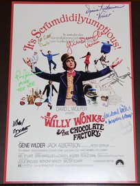 Willy Wonka and the Chocolate Factory | Posters & Prints | Autographed Version of Poster