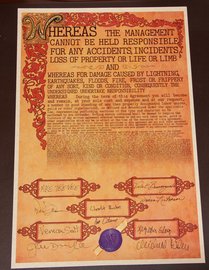 Wonka Contract | Posters & Prints | This is a signed version of the Wonka Contract