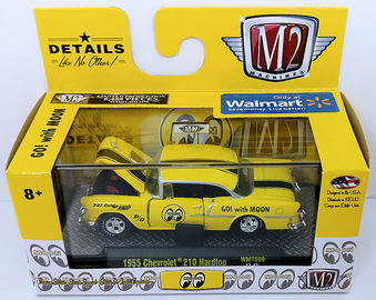 1955 Chevrolet 210 Hardtop | Model Cars | 2017 M2 Machines - Moon Eyes - 1955 Chevrolet 210 Hardtop - Limited to 8,188 Pieces Worldwide - Walmart Exclusive