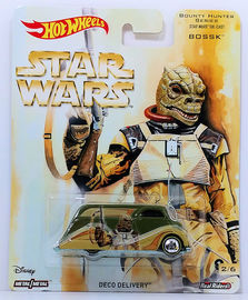 Deco Delivery | Model Trucks | HW 2017 - Pop Culture / Star Wars / Bounty Hunter Series 2/6 - Deco Delivery - Bossk Graphics - Metal/Metal & Real Riders
