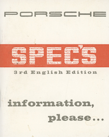 Porsche Spec's (356) | Manuals & Instructions