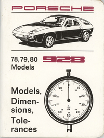 Porsche 928 (1978-80) Models, Dimensions, Tolerances | Manuals & Instructions