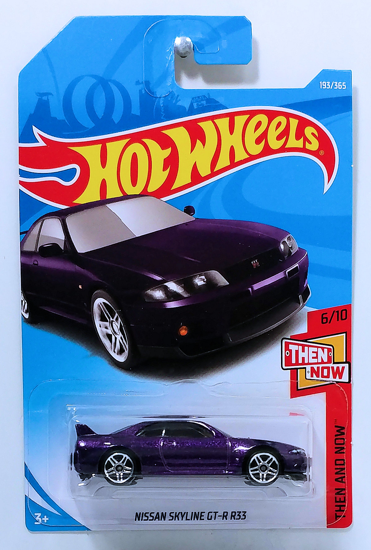 Hot Wheels Nissan Skyline GT-R R33 2018 193//365 Then And Now