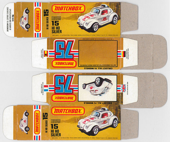 Matchbox Miniatures Picture Box L Type Hi Ho Silver Collectible Packaging hobbyDB