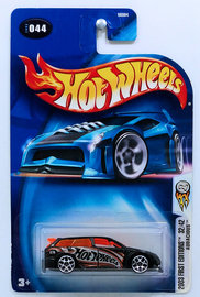 Audacious | Model Cars | HW 2003 - Collector # 044/220 - First Editions 32/42 - Audacious - Black - USA '04 Card