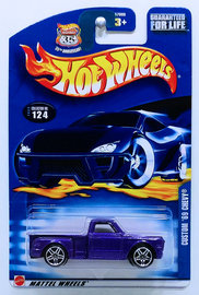 Custom '69 Chevy | Model Trucks | HW 2003 - Collector # 124/220 - Custom '69 Chevy - Metallic Purple - Red Taillights - China - USA '35th Anniversary' Card