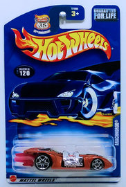 Arachnorod | Model Cars | HW 2003 - Collector # 120/220 - Arachnorod - Metallic Copper - USA '35th Anniversary' Card