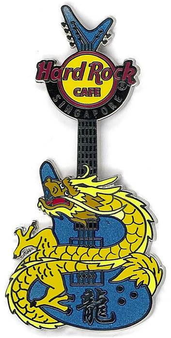 Asian 2012 Dragon Guitar Chinese New Year Pin Pins And Badges Hobbydb