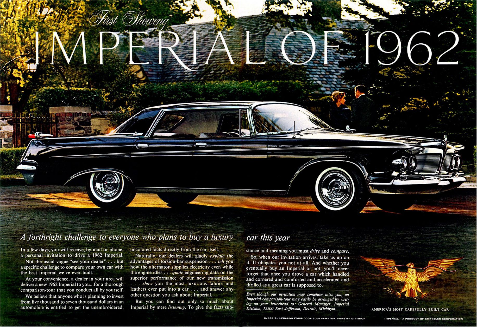List Of Car Brands >> First Showing Imperial Of 1962 | Print Ads | hobbyDB List Of Car Brands >> First Showing Imperial Of 1962 | Print Ads | hobbyDB