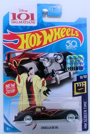 cruella de vil hot wheels super treasure hunt