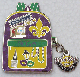 backpack to display pins