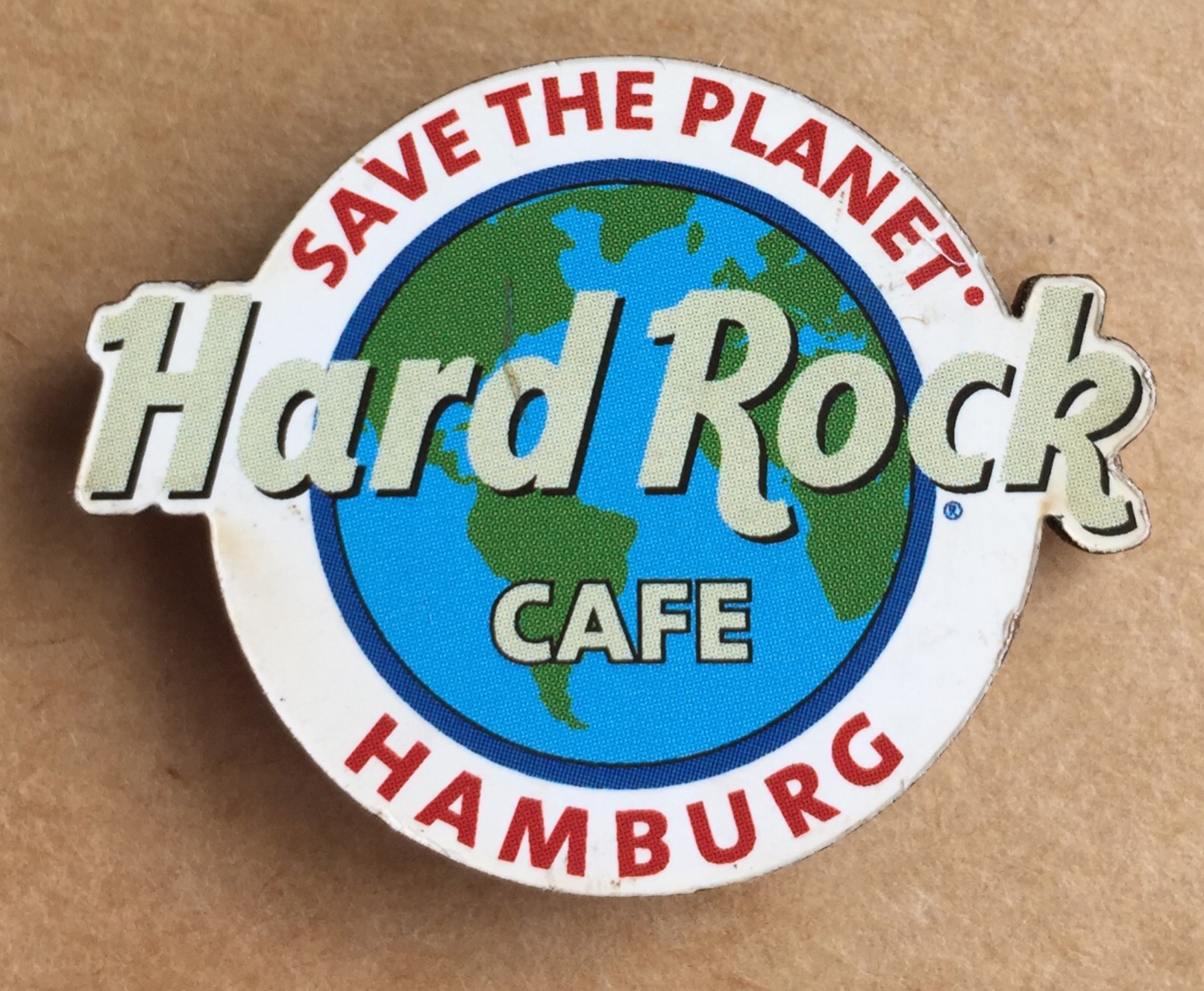 Save the Planet Wood Logo (Clone) | Pins and Badges | hobbyDB