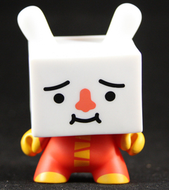 Kidrobot Dunny Series 2009 “Red Tofu” By Devilrobots