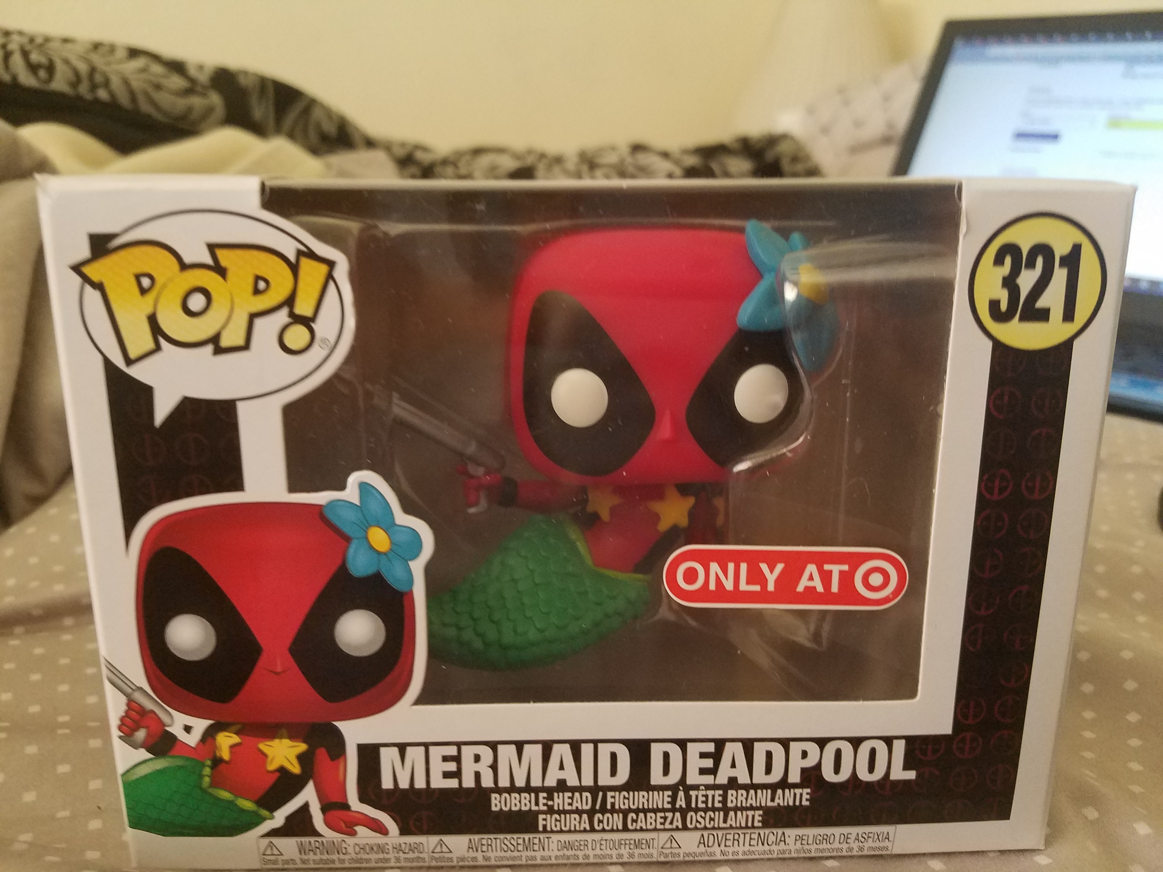 mermaid deadpool funko