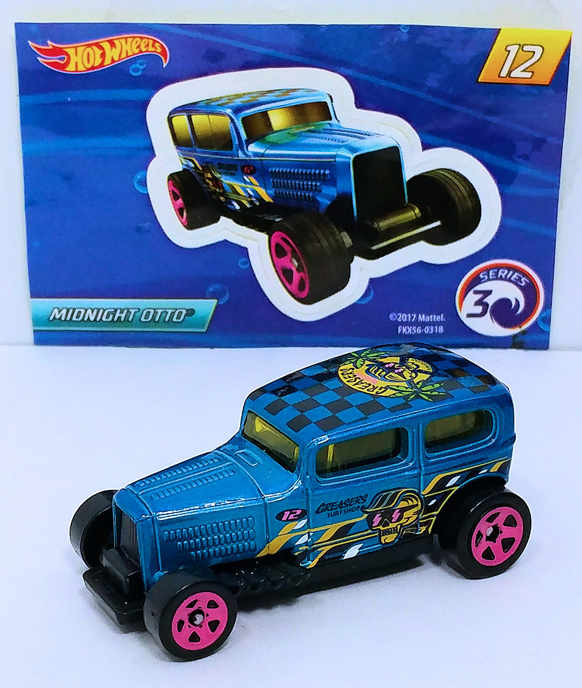 HOT WHEELS 2018 MYSTERY CAR MIDNIGHT OTTO