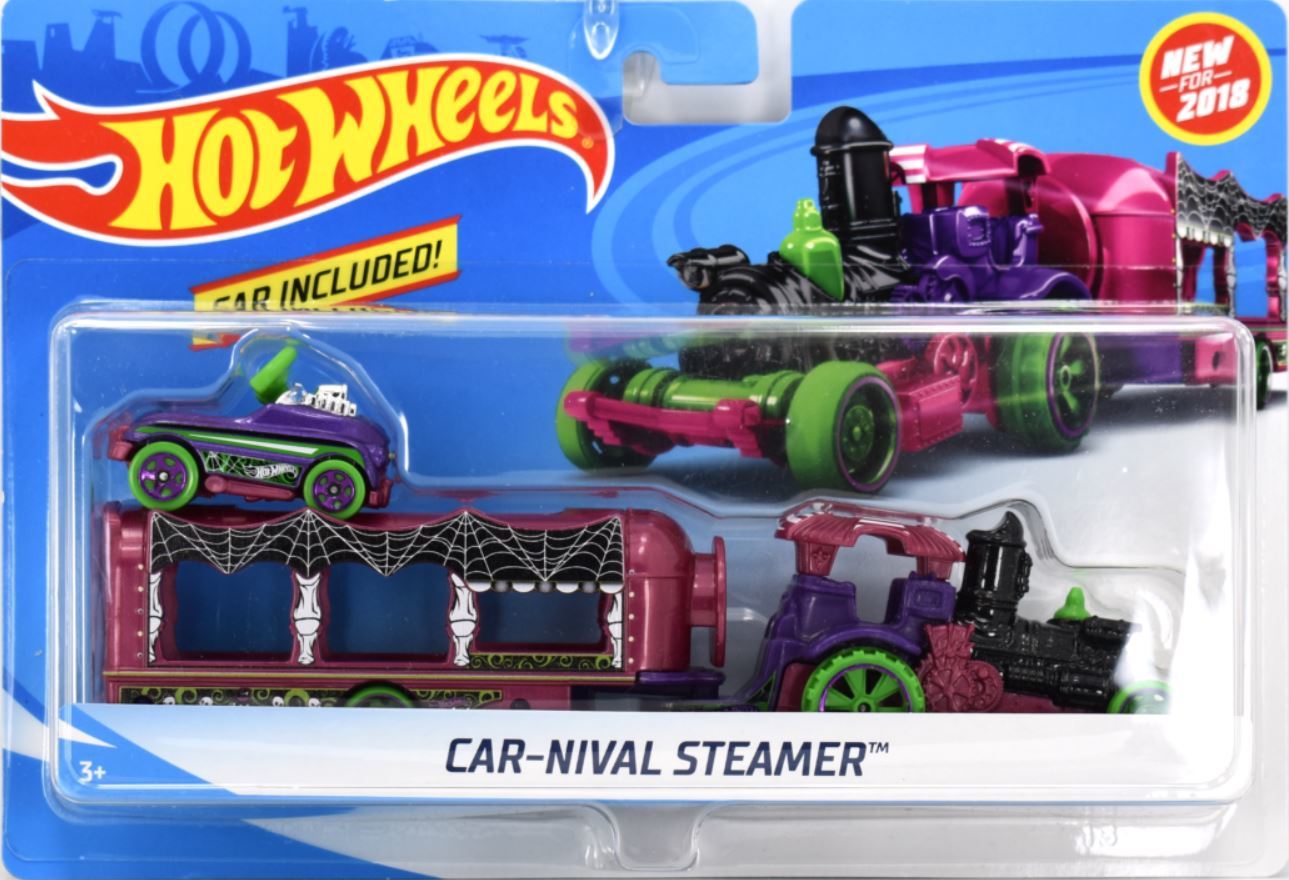 CarNival Steamer / Hot Wheels Heavy Haulers (Halloween Edition) New
