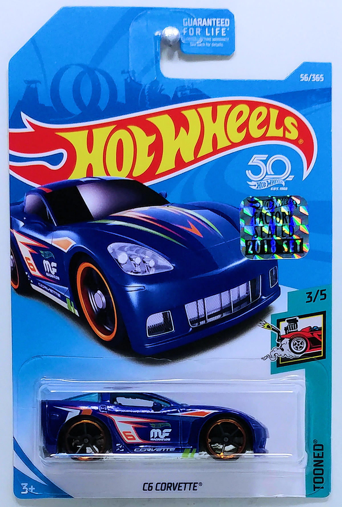 hot wheels c6 corvette tooned