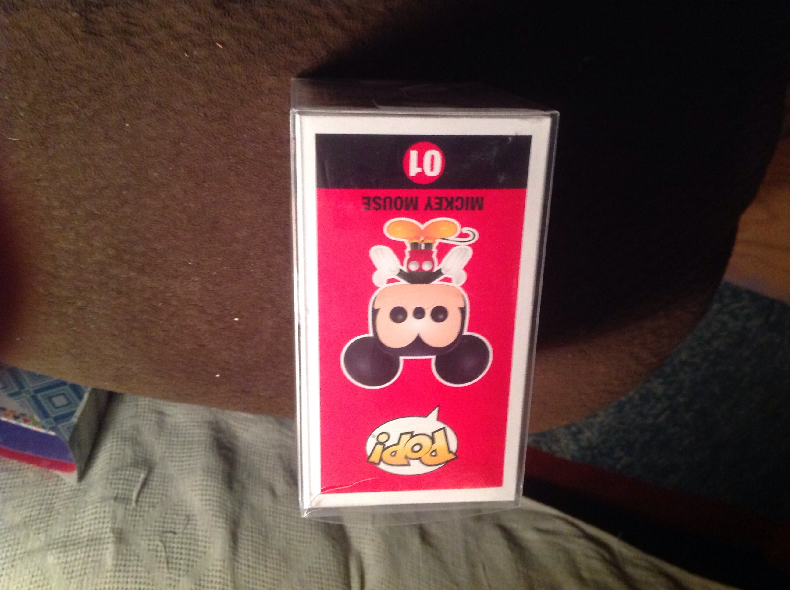 green and yellow mickey funko pop